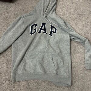 GAP Heather Gray Pullover Hoodie